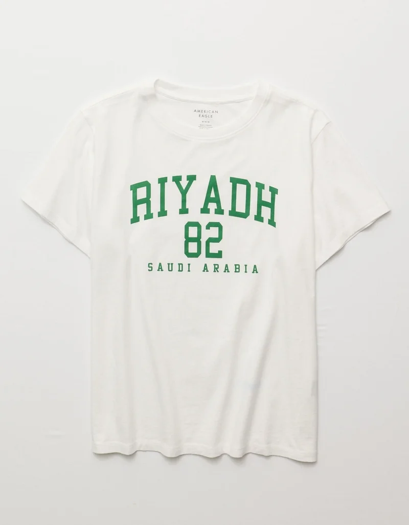 American Eagle  AE Everyday Destination Graphic T-Shirt for Women | Best Price UAE