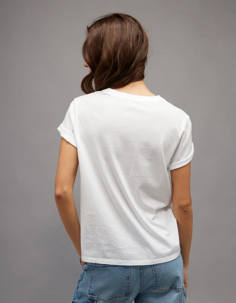 American Eagle  AE Everyday Destination Graphic T-Shirt for Women | Best Price UAE