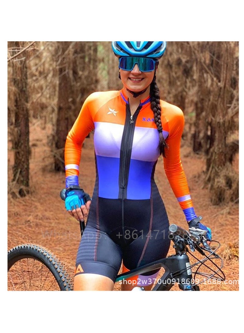 KUYING GR New Summer Outdoor Sunscreen Moisture Absorption Quick Drying Bicycle Women's Cycling Clothing Set  - Image 1
