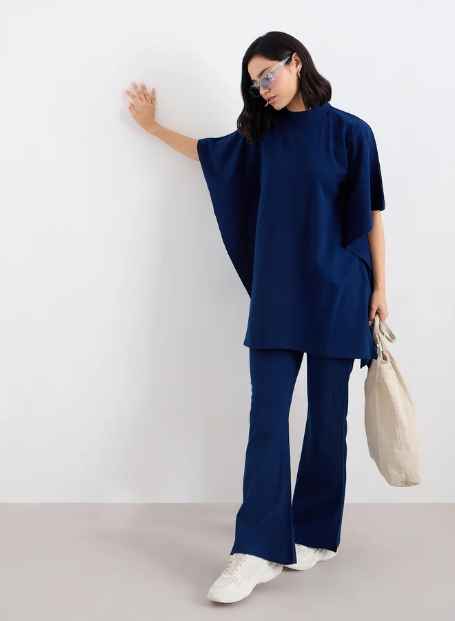 Amirah Amirah Women Draped Knit Top and Pants Winter Modest Set