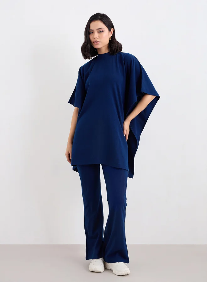 Amirah Amirah Women Draped Knit Top and Pants Winter Modest Set