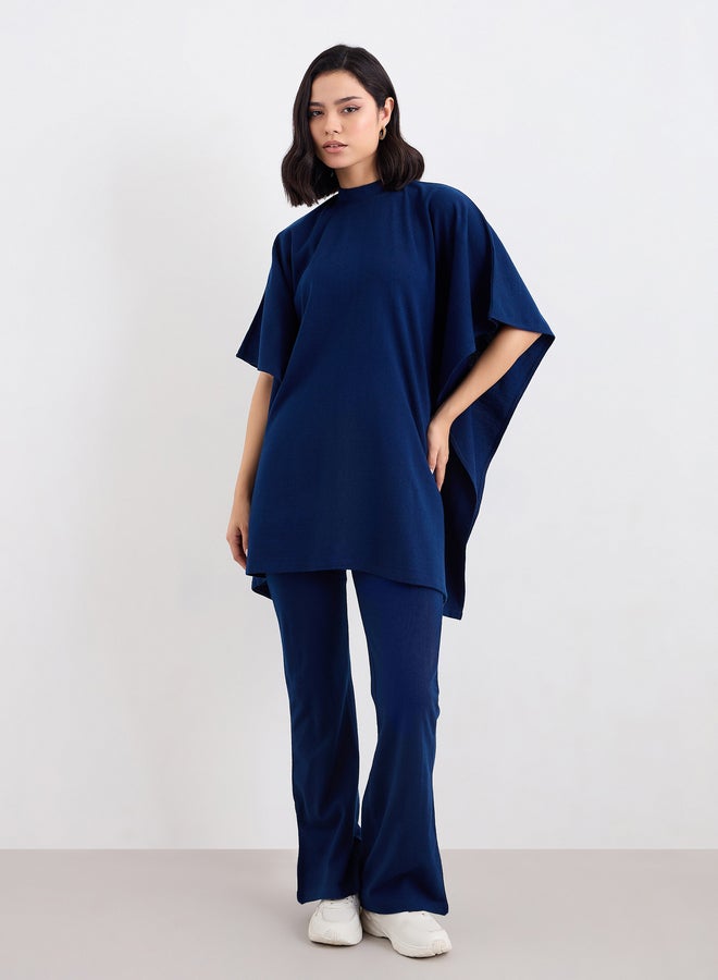 Amirah Women Draped Knit Top and Pants Winter Modest Set - Image 2
