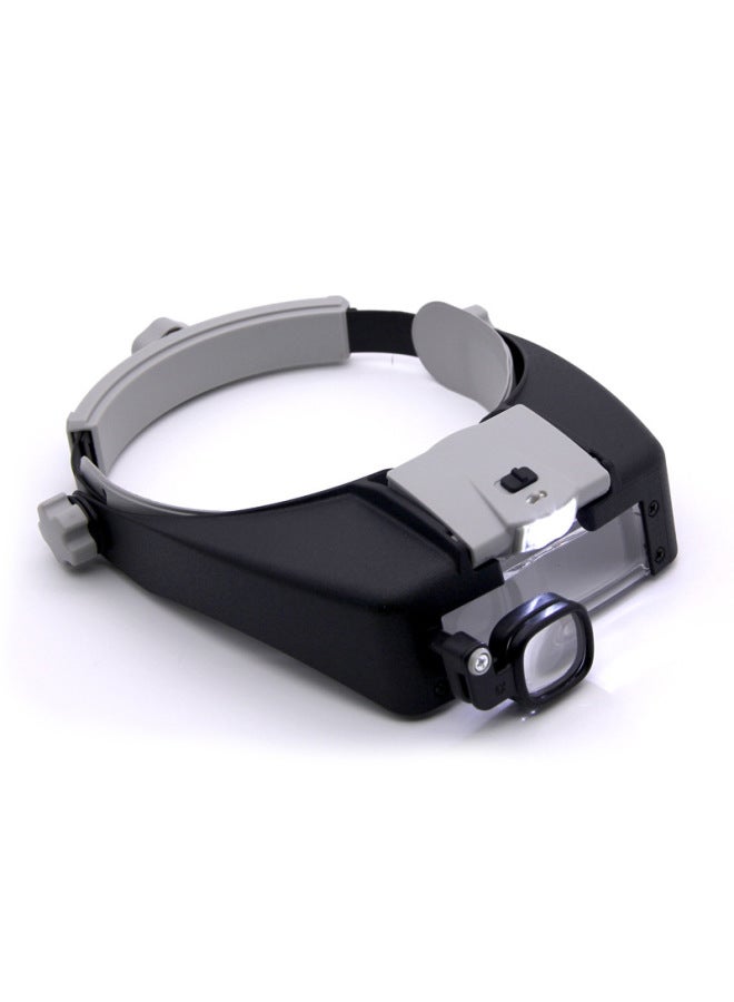عدسة مكبرة جديدة للرأس عبر الحدود 81007AP نظارات قراءة لكبار السن مع 2LED وعدسة أكريليك - Image 3
