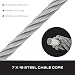 Tie Down  7000 lb Hitch Safety Cable  Black Vinyl Coated  Replaces Trailer Chains  Tow Straps  Coiled Cable wWire Latch  Made in USA - Image 3