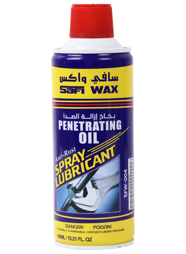 Safi WAX Anti-Rust Spray, Maximum Protection Against Corrosion And Rust For Metal Surfaces. Provides Long-Lasting Protection. 450 Ml  - Image 1