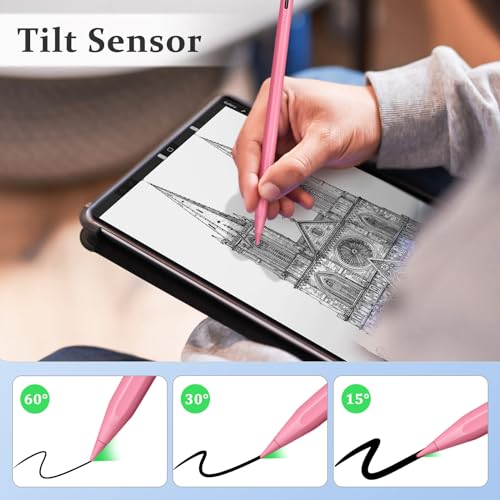 MEKO 8 Pack Replacement Tips for MEKO Fast Charging iPad Pencil ONLY-Pink - Image 3