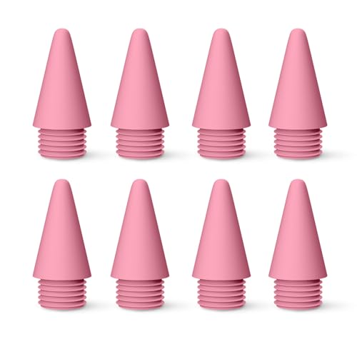 MEKO 8 Pack Replacement Tips for MEKO Fast Charging iPad Pencil ONLY-Pink - Image 1