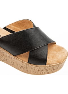 Hush Puppies Kosa Anatomical Sole Leather Wedge Heel Women's Slippers  - Image 4