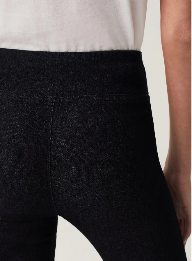 او في اس OVS Womens Straight Jeans - Blue