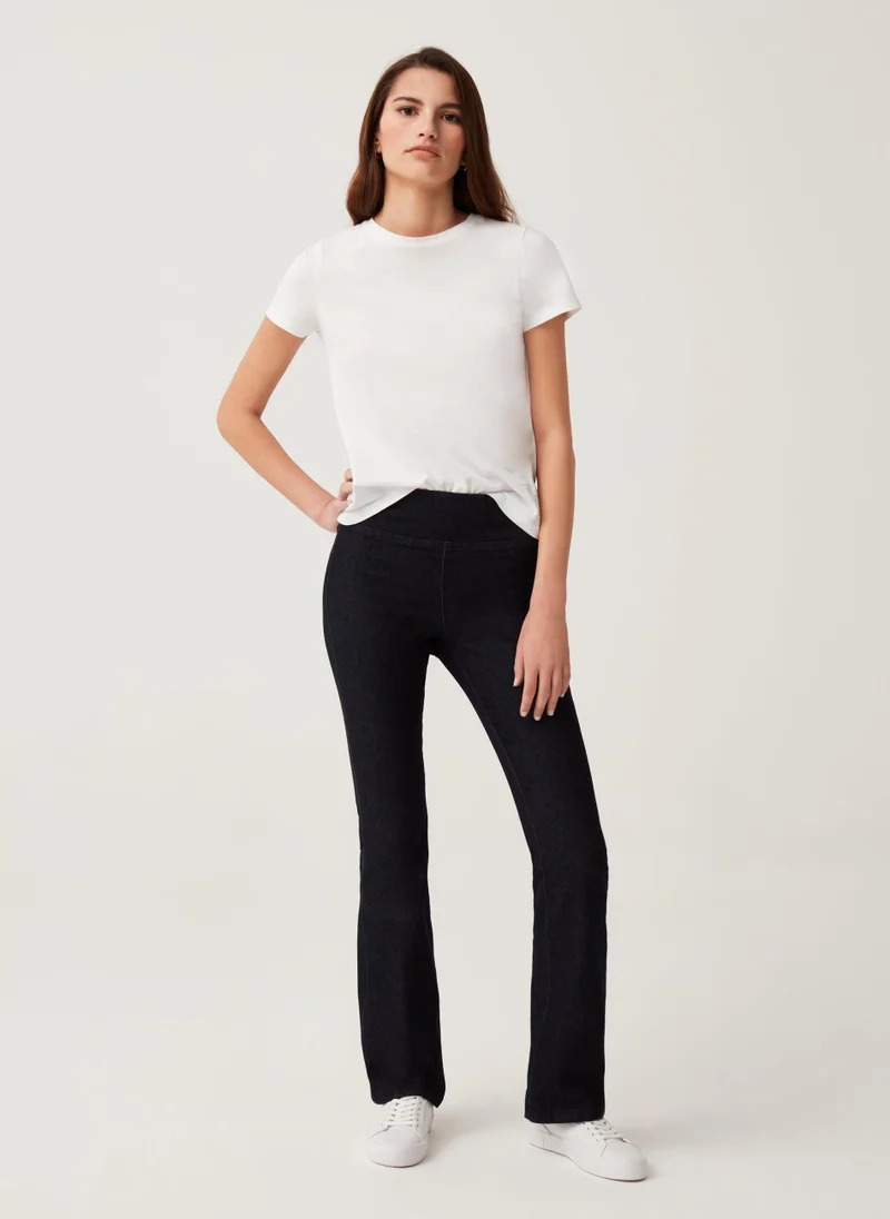 او في اس OVS Womens Straight Jeans - Blue