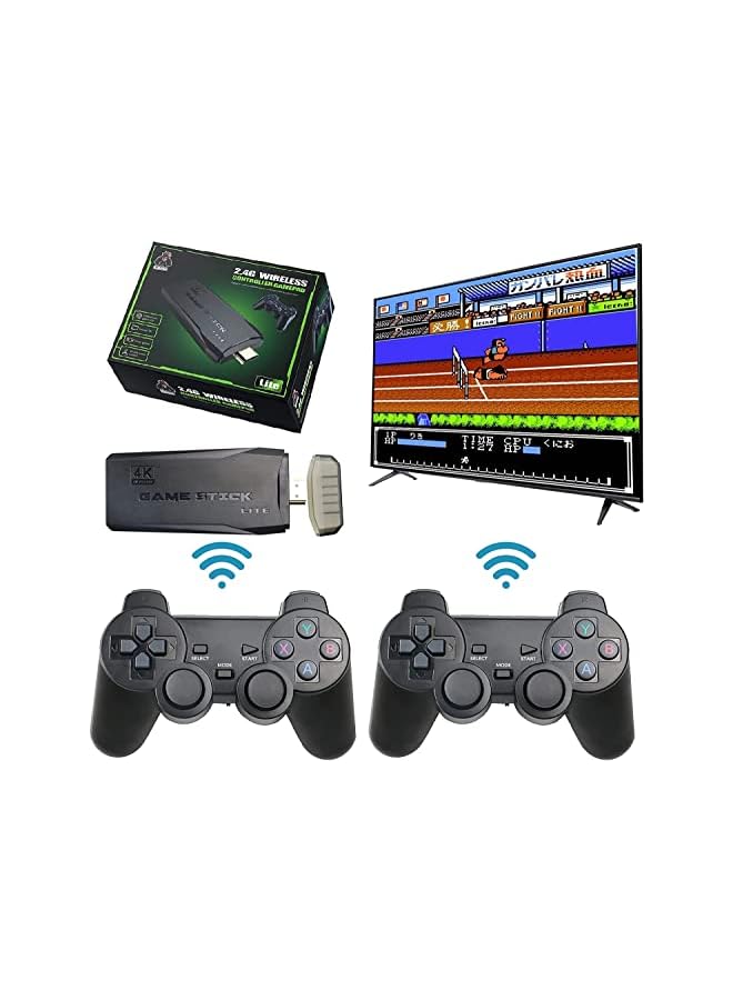 Video Game Console, Built-in 10000+ Games, Retro handheld Game Console, 4K High Definition HDMI Output for TV with Dual 2.4G Wireless Controllers For Kids Gift - Image 1