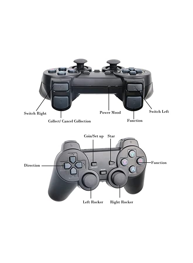Video Game Console, Built-in 10000+ Games, Retro handheld Game Console, 4K High Definition HDMI Output for TV with Dual 2.4G Wireless Controllers For Kids Gift - Image 5