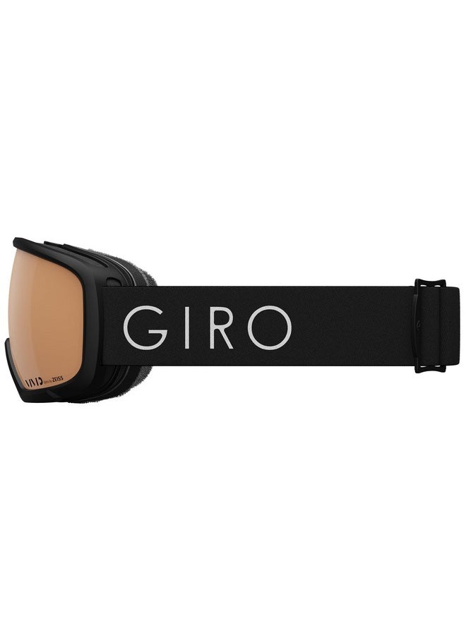GIRO - Millie Ski Goggles Snowboard Goggles For Women & Youth Black Core Light Strap With Vivid Copper Lens - Image 1