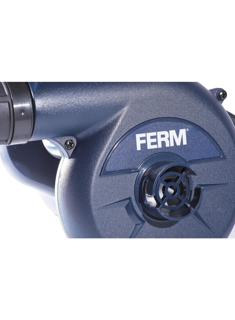 Ferm Electric Air Blower/ Vacuum 400W (EBM1003), Variable Speed 6000–14000 RPM, 3.0 m³/min, 3m Cable, Dust Bag Included, 220–240V – Rubber Nozzle for PC, Car Dust, Home & Workshop Cleaning - Image 4