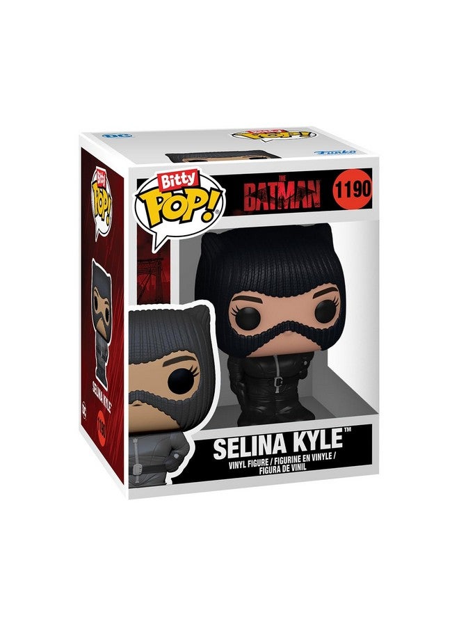 Funko Bitty POP! Batman 85th - Catwoman, 4-Pack and A Surprise Mystery Mini Figure - 0.9 Inch (2.2 Cm) - DC Comics Collectable - Stackable Display Shelf Included - Gift Idea - Party Bags Stocking - Image 4