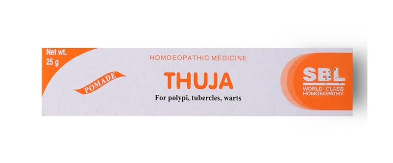 SBL Thuja Ointment|Natural Relief Cream For Warts, Polypi & Tubercles- 25Gm (Pack of 3) - Image 1