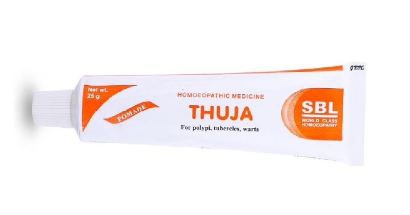 SBL Thuja Ointment|Natural Relief Cream For Warts, Polypi & Tubercles- 25Gm (Pack of 3) - Image 2