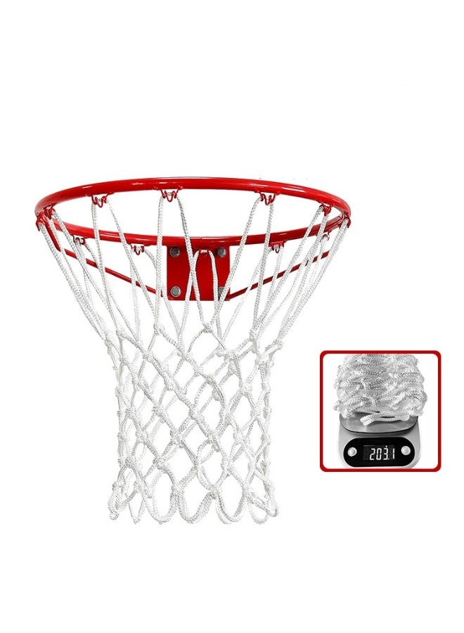 COYO عبوة واحدة من شبكة كرة السلة الثقيلة البديلة، ترقية شبكة كرة السلة الثقيلة، مقاومة لجميع الأحوال الجوية، 12 حلقة تناسب الحواف الداخلية أو الخارجية القياسية، شبكة فقط - Image 1