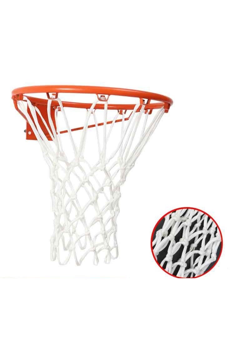 COYO عبوة واحدة من شبكة كرة السلة الثقيلة البديلة، ترقية شبكة كرة السلة الثقيلة، مقاومة لجميع الأحوال الجوية، 12 حلقة تناسب الحواف الداخلية أو الخارجية القياسية، شبكة فقط - Image 3