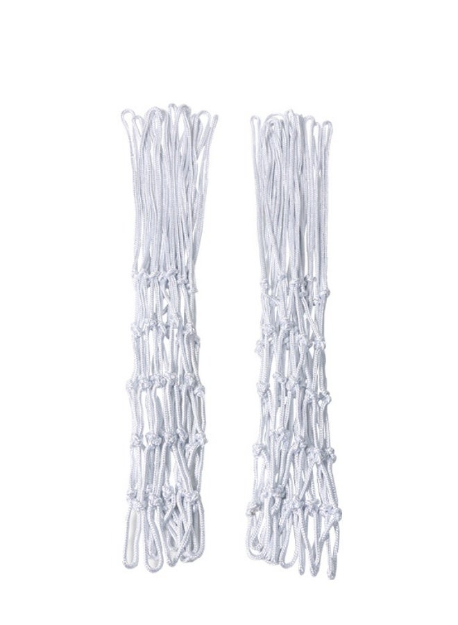 COYO عبوة واحدة من شبكة كرة السلة الثقيلة البديلة، ترقية شبكة كرة السلة الثقيلة، مقاومة لجميع الأحوال الجوية، 12 حلقة تناسب الحواف الداخلية أو الخارجية القياسية، شبكة فقط - Image 4