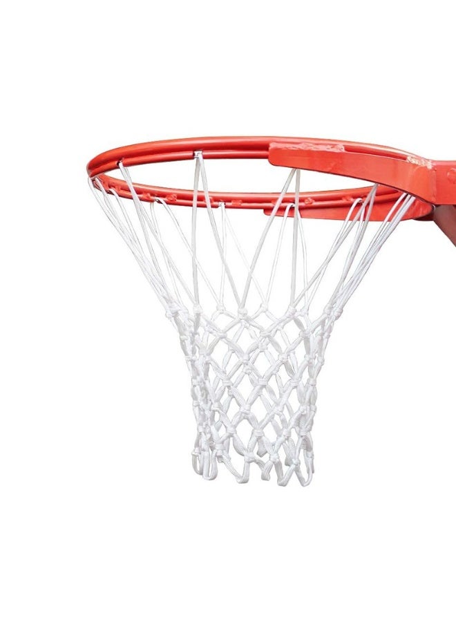 COYO عبوة واحدة من شبكة كرة السلة الثقيلة البديلة، ترقية شبكة كرة السلة الثقيلة، مقاومة لجميع الأحوال الجوية، 12 حلقة تناسب الحواف الداخلية أو الخارجية القياسية، شبكة فقط - Image 2