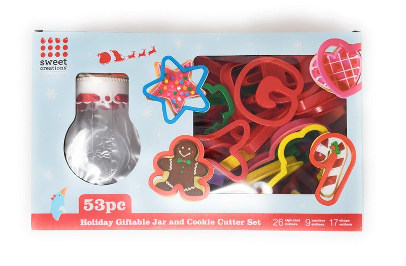 Sweet Creations Season Holiday Giftable Jar And Cookie Cutter Set - Image 5