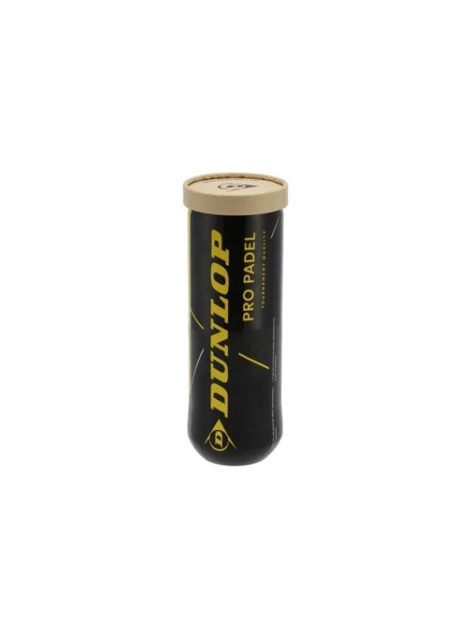 DUNLOP Pro Padel Balls 3 Pack  Color: Yellow  - Image 3