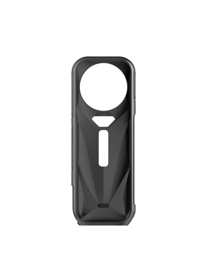 Protective Case For Insta360 X5 Silicone Cover Waterproof Shockproof Protective Case Skin For Camera & Lens Access, Easy Installation -Black