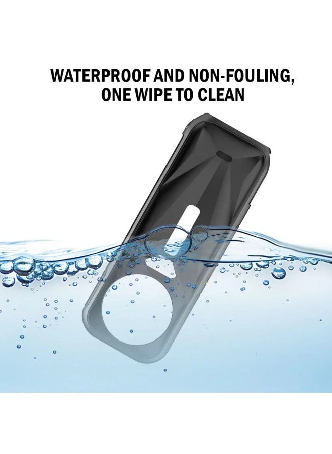 Protective Case For Insta360 X5 Silicone Cover Waterproof Shockproof Protective Case Skin For Camera & Lens Access, Easy Installation -Black