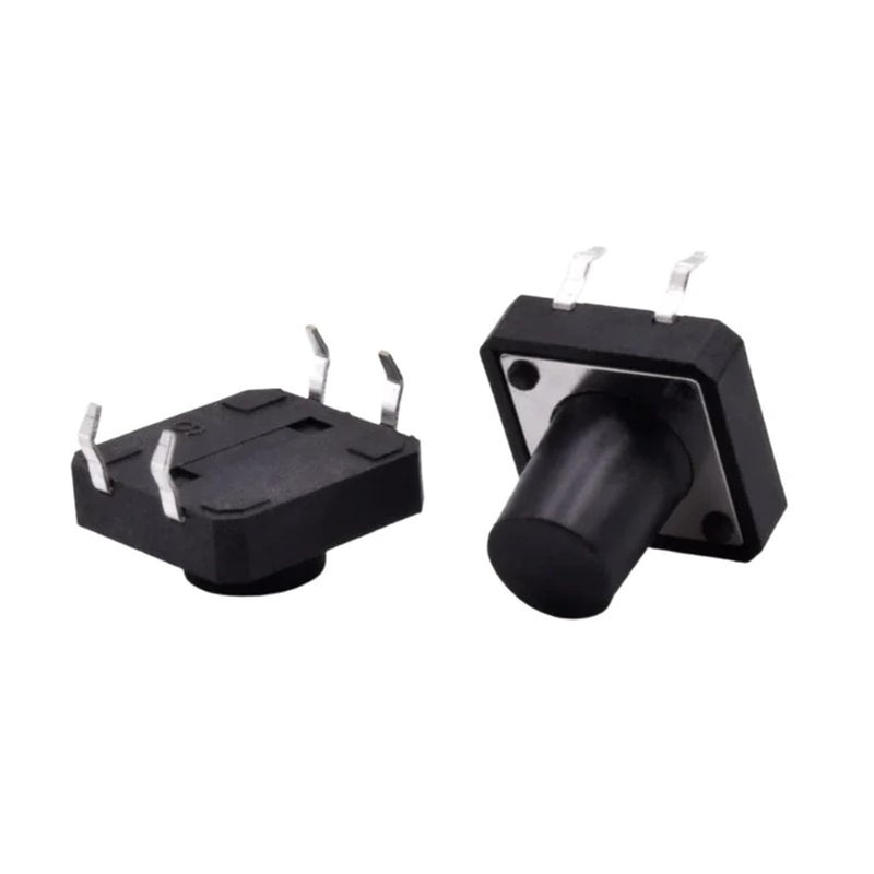 12x12mm ON Off لحظي لمسي تاكت ميني سويتش زر ضغط DC12V 4 دبوس DIP H16 0mm 5 قطع - Image 4