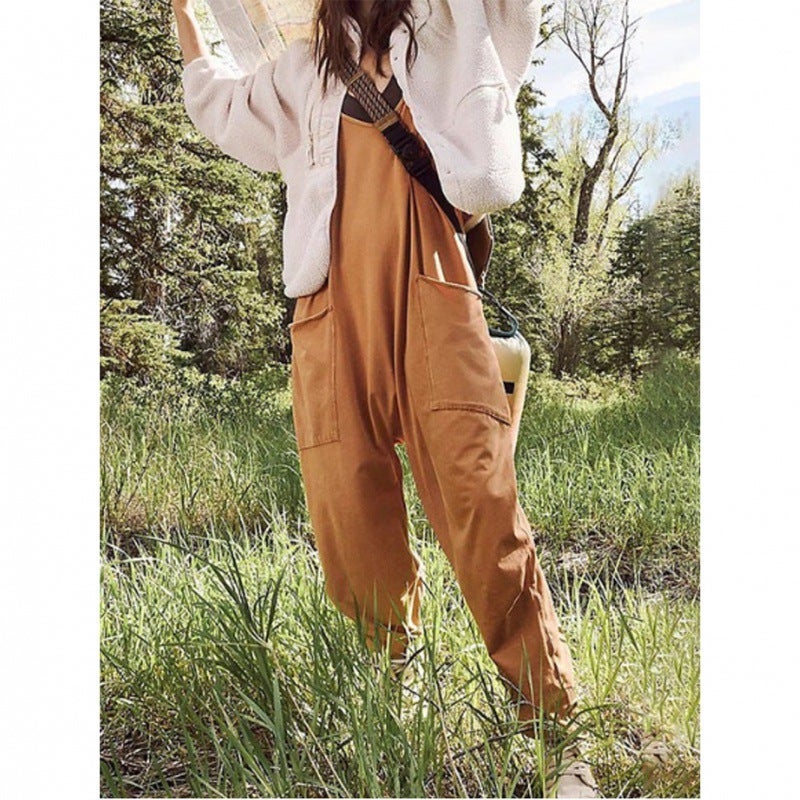 Women'S Independent Station Explosions Zipper Pocket Sling Trousers - Image 4