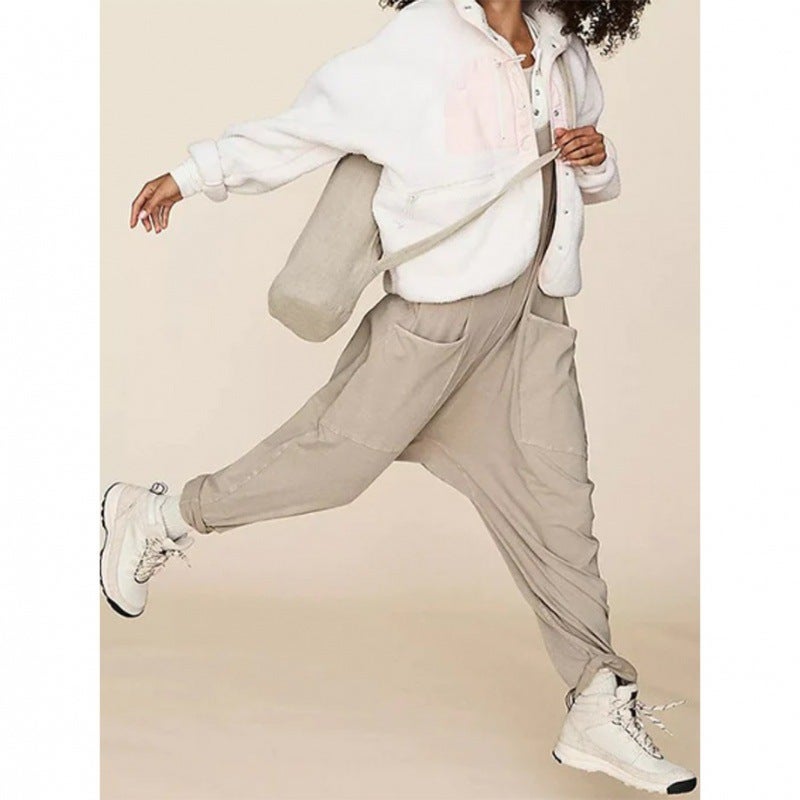 Women'S Independent Station Explosions Zipper Pocket Sling Trousers - Image 5