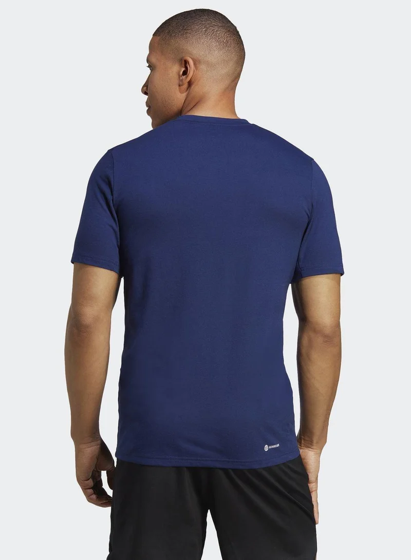 adidas Originals Train Essentials Feelready Logo Training Men Graphic T-Shirt