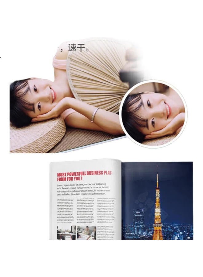 Lang Cheng Langcheng Photo Paper, 6-inch Photo Printing Paper, Inkjet High Gloss Photo Paper, High Gloss Coated Paper, 230g, 100 Sheets - Image 3