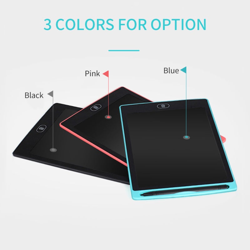 LCD Writing Tablet 10.5 Inch Single Color Blue Screen - Light Portable Eye Protection Digital Drawing Pad for Children Students Office Workers - Image 2