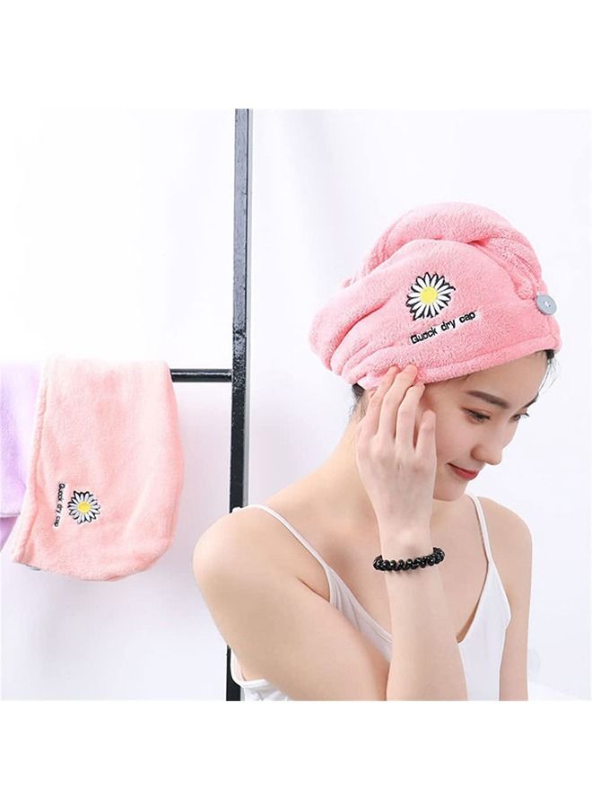 Rapid Drying Towel Quick Drying Towel Wrap Super Absorbent Twist Turban Dry Hair Caps  - Image 2