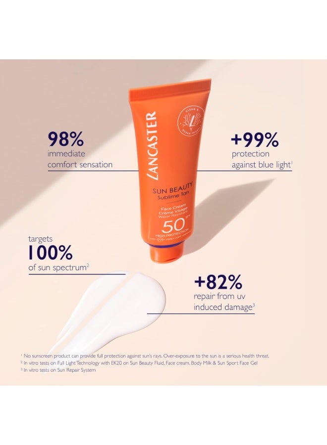 لانكستر كريم لانكستر صن بيوتي للوجه بعامل حماية من الشمس 30، 50 مل - Image 2