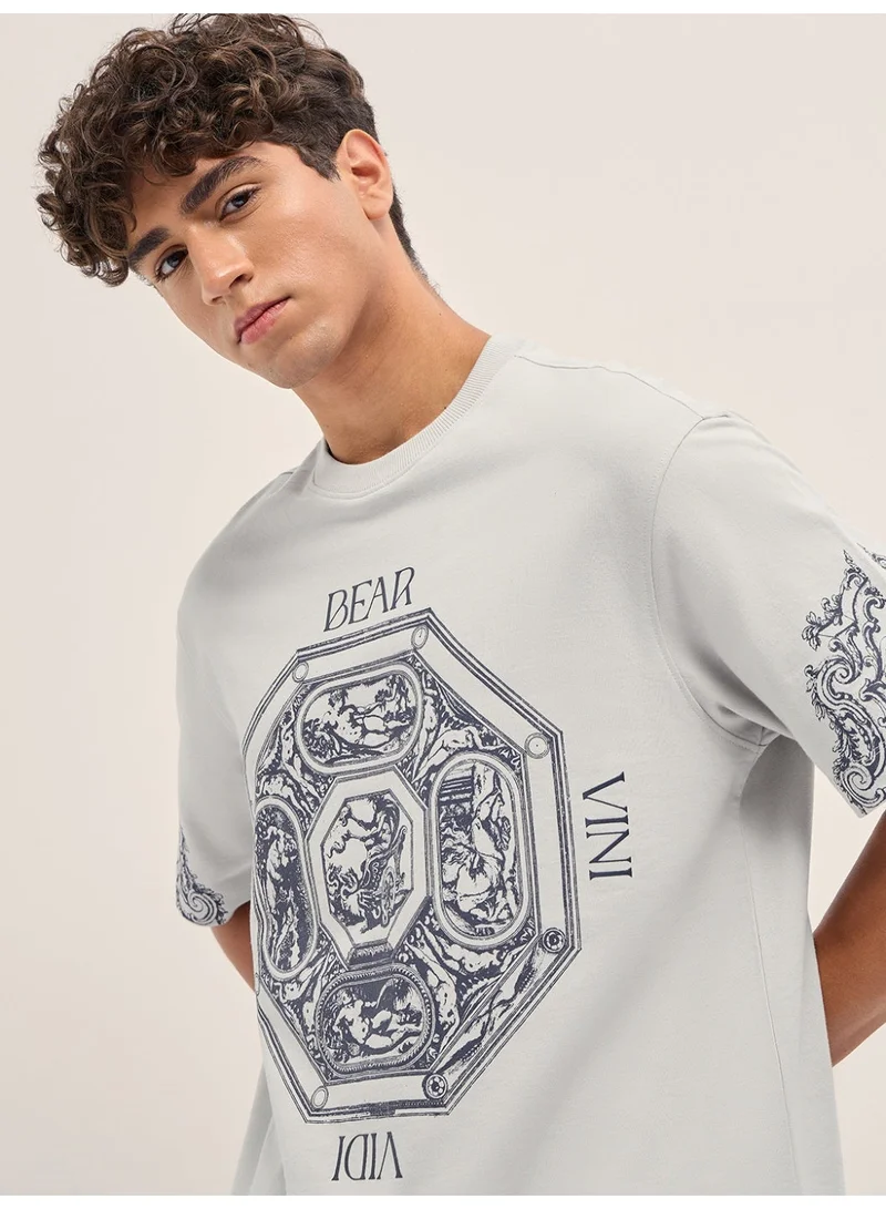 The Bear House  Men’s Short Sleeve T-Shirt | Casual, Comfortable & Stylish Everyday Wear | Perfect for Work, Travel, or Relaxed Outfits | Versatile All-Season Essential for Any Occasion for Men | Best Price UAE