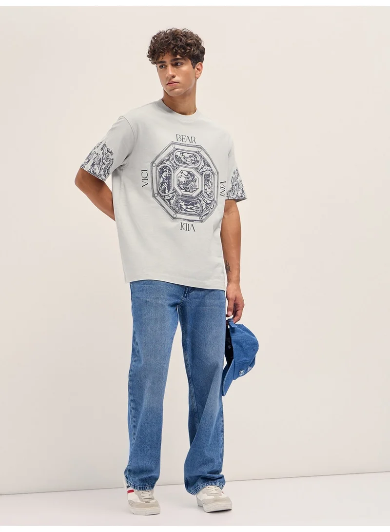 The Bear House  Men’s Short Sleeve T-Shirt | Casual, Comfortable & Stylish Everyday Wear | Perfect for Work, Travel, or Relaxed Outfits | Versatile All-Season Essential for Any Occasion for Men | Best Price UAE