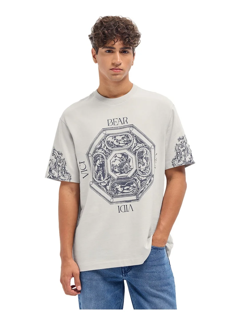 The Bear House  Men’s Short Sleeve T-Shirt | Casual, Comfortable & Stylish Everyday Wear | Perfect for Work, Travel, or Relaxed Outfits | Versatile All-Season Essential for Any Occasion for Men | Best Price UAE