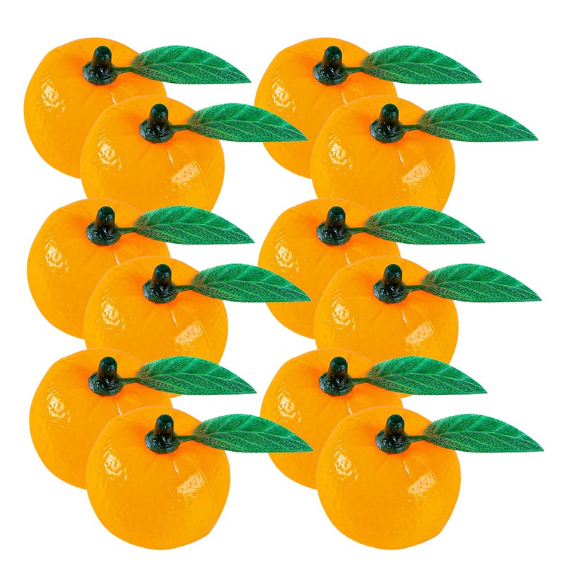60 pcs Simulation Fruit Model Fake Oranges Models Realistic Fruits Decoration Photo Props - Image 4