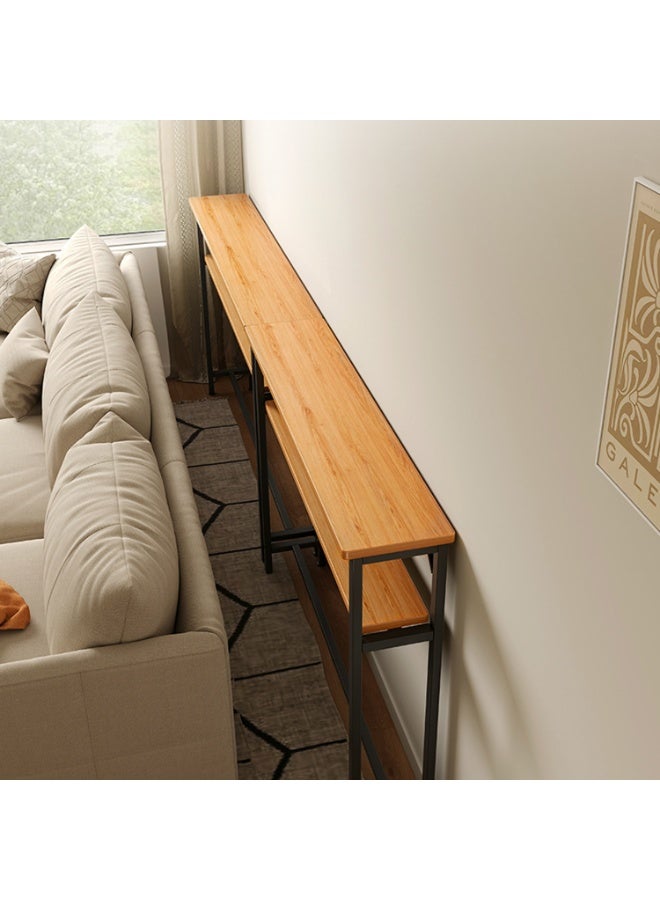 YQbest Console Table, 2 Tier Entryway Table, Kitchen Cabinet, Narrow Sofa Table for Living Room, Hallway, Foyer,Entrance, Bedroom - Image 3