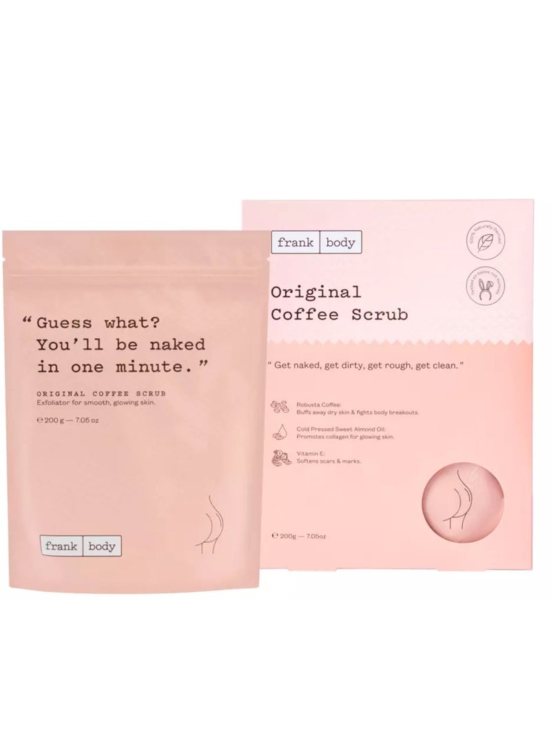 frank body FRANK BODY Original Coffee Scrub, 200g  - Image 2