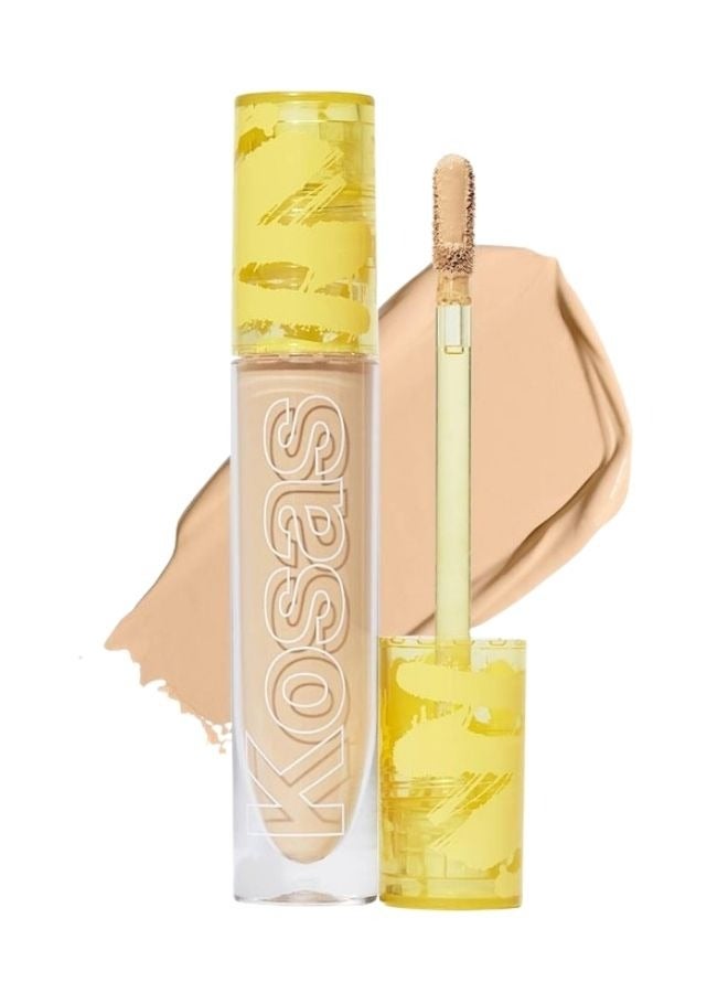 Kosas Revealer Super Creamy & Brightening Concealer with Caffeine & Hyaluronic Acid, Tone 05 W - Medium With Golden Undertones 5g - Medium to Full Coverage - Image 1