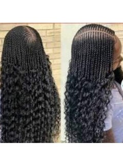 Urban Beauty Queen B Braiding Hair Pre Stretched 50" Color 1B (6 Packs)  - Image 3