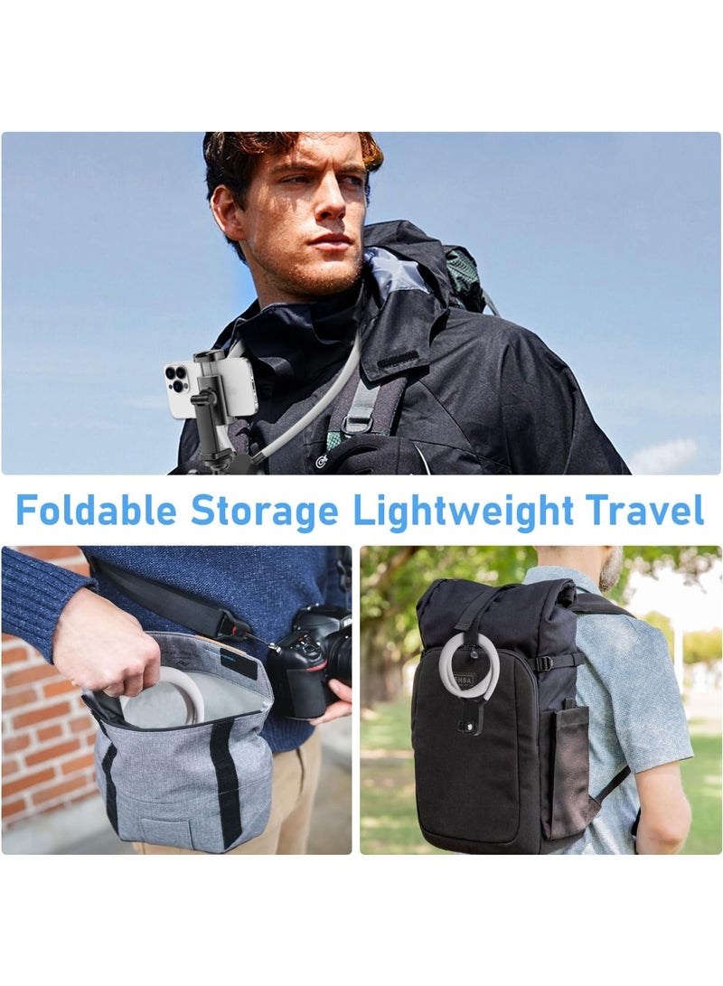 Neck Phone Holder – Hands-Free POV and Vlog Mount with Flexible Phone Clip for Video Recording - Image 2