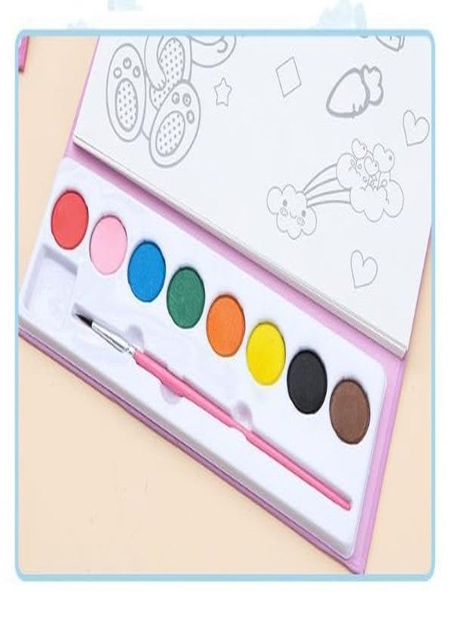 ZQBIEE 24 Card Water Color Drawing Book for Kids with Embedded Water Paint Color and Best Birthday Return Gifts for Kids (Pack of 1) - Image 3