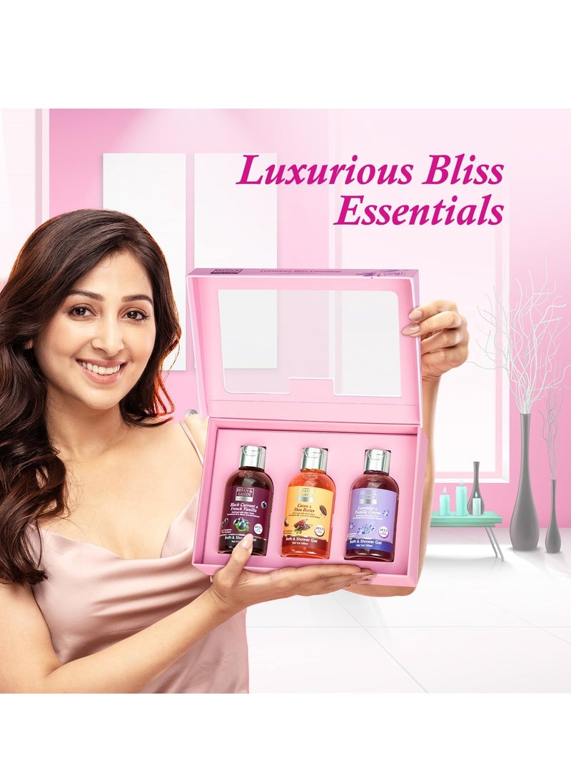 BRYAN & CANDY Bryan And Candy Luxurious Shower Gel Combo Kit Diwali Ph5.5 Skin Friendly Travel Size Fresh Fragrances 300G Pack of 3  - Image 2