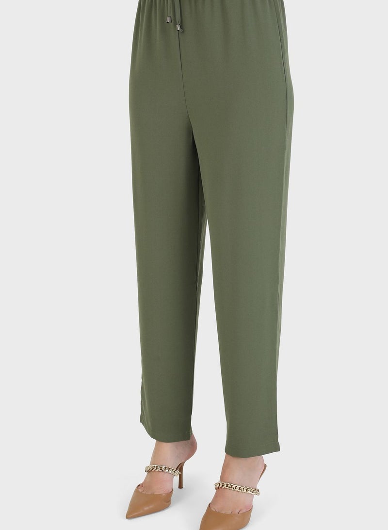 Modanisa Pocket Detail Tunic & Pants Set  - Image 4
