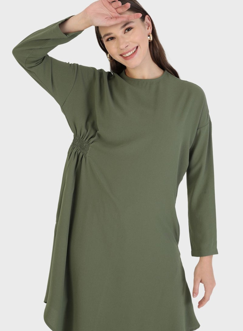 Modanisa Pocket Detail Tunic & Pants Set  - Image 1